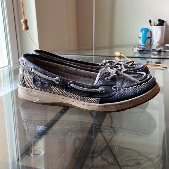 Navy blue Sperry Top-Sider shoes size 6 womens - Picture 2 of 6